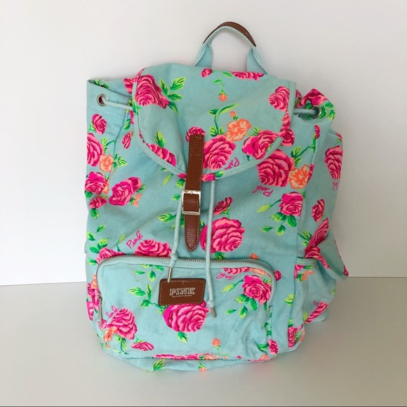 victoria secret floral backpack